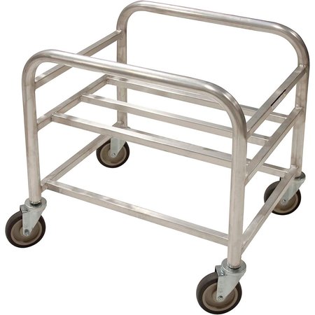 GLOBAL INDUSTRIAL Bulk Mover Cart, 6 Bushel, 28L x 22-1/4W x 26-1/4H, Gray B1918436